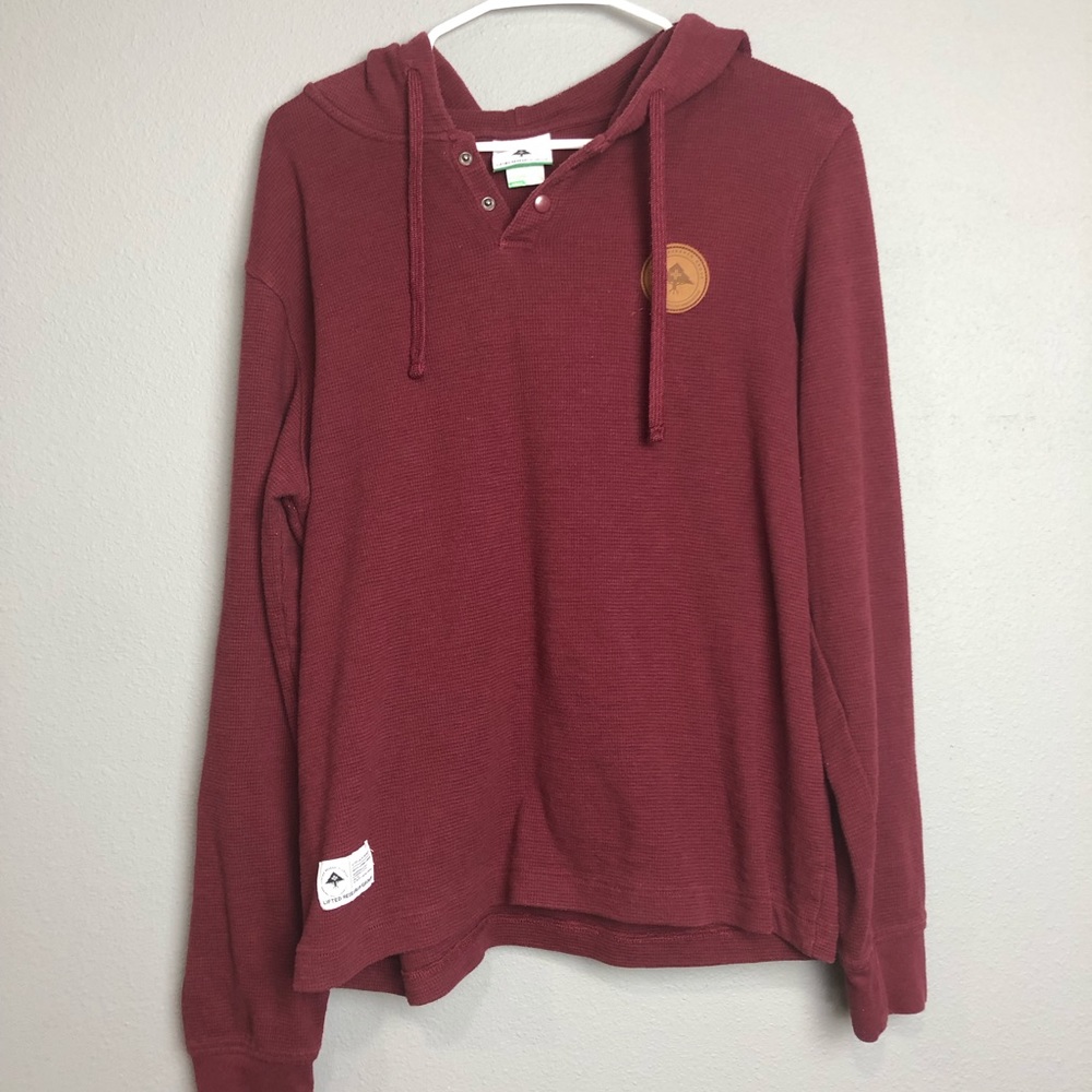 Creative Clothing Company Red Thermal Hoodie
